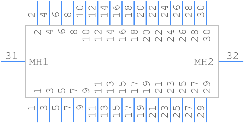 395-030-520-202 - EDAC - PCB symbol