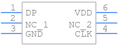 SIT3907AC-22F33NB-16.000000 - SiTime - PCB symbol