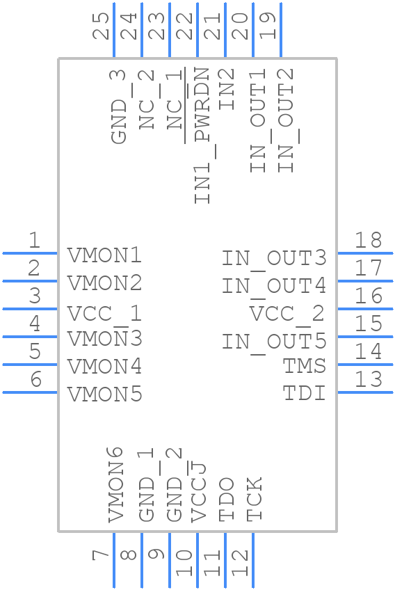 POWR605-01SN24I - Lattice Semiconductor - PCB symbol
