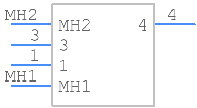 T4041037031-000 - TE Connectivity - PCB symbol