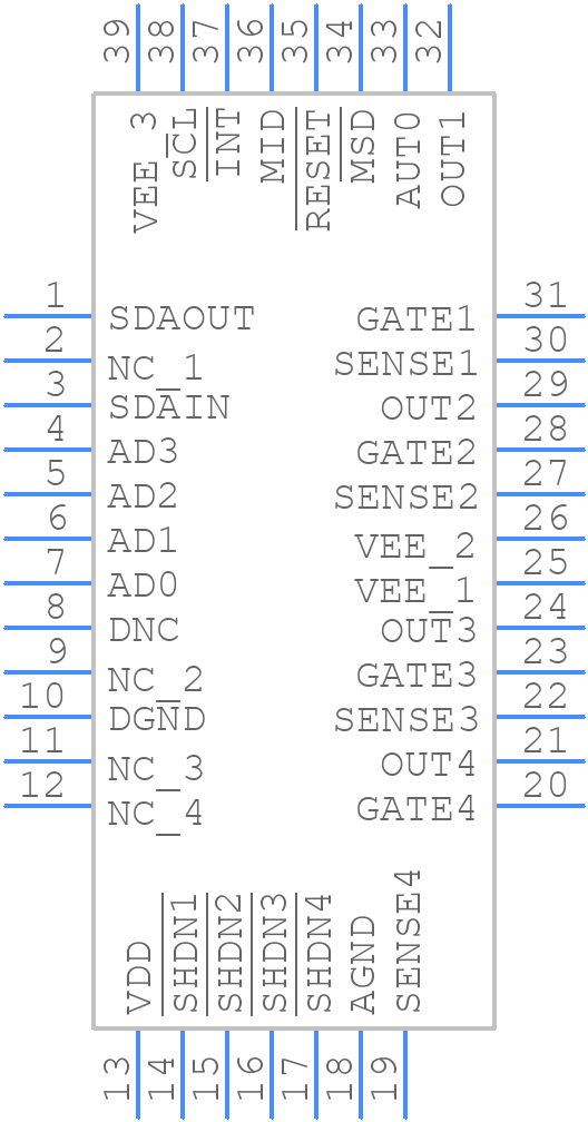 LTC4266CIUHF#PBF - Analog Devices - PCB symbol