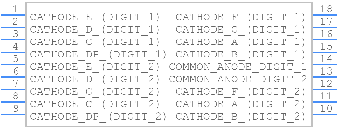 LTD-5621AG - Lite-On - PCB symbol