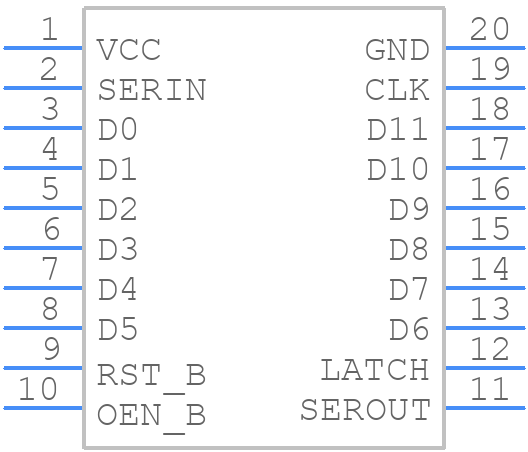 BD8389FV-ME2 - ROHM Semiconductor - PCB symbol