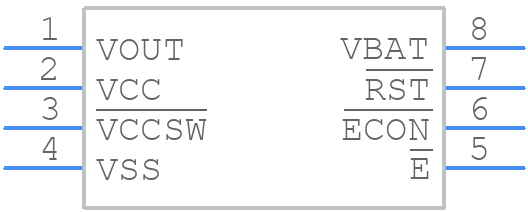 STM795RM6F - STMicroelectronics - PCB symbol