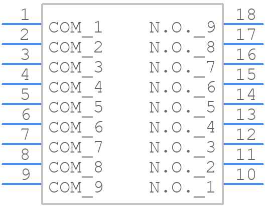 A6FR-9101 - OMRON Electronics - PCB symbol