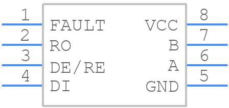 MAX3441EASA+ - Analog Devices - PCB symbol