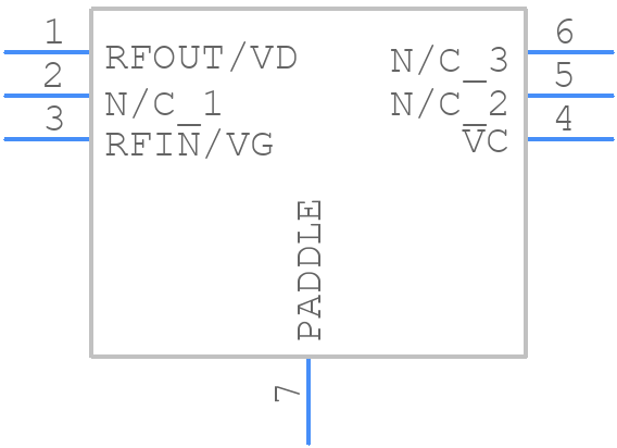 MAAM-011100-TR1000 - MACOM - PCB symbol