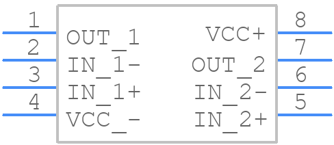 TSB7192IDT - STMicroelectronics - PCB symbol