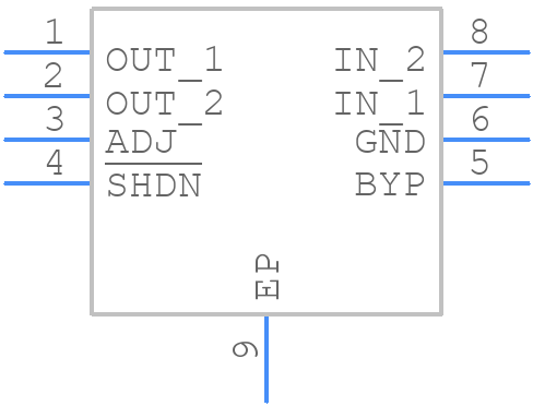 LT1964EDD#TRPBF - Analog Devices - PCB symbol