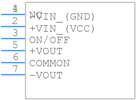 TEC 2-2415WI - Traco Power - PCB symbol