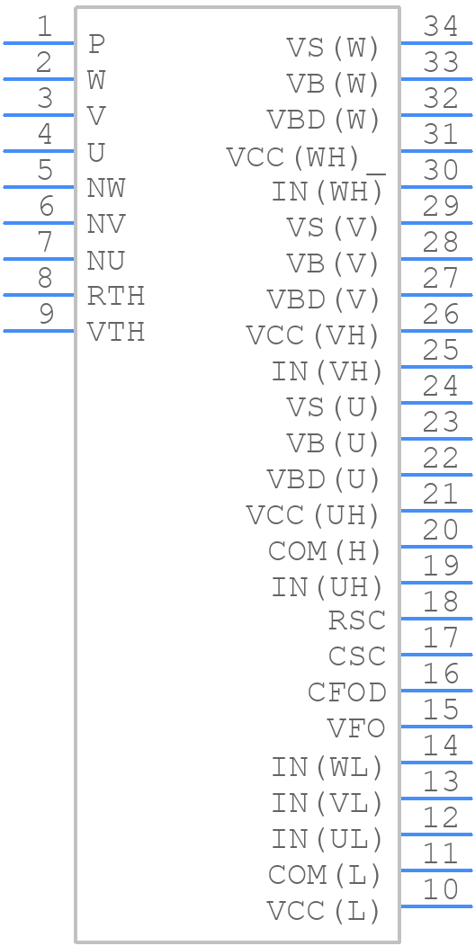 FNA25060 - onsemi - PCB symbol