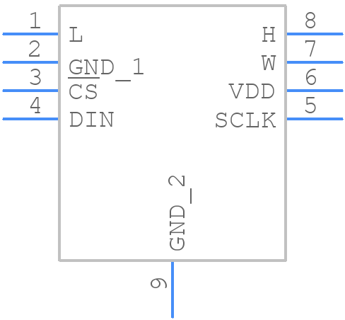 MAX5394NATA+T - Analog Devices - PCB symbol
