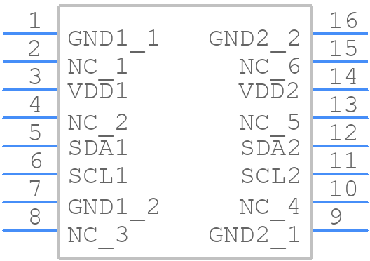 ADUM2251WARWZ - Analog Devices - PCB symbol