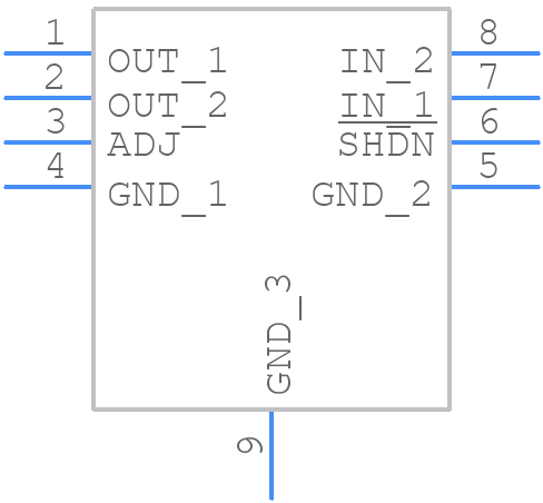 LT1965EMS8E#TRPBF - Analog Devices - PCB symbol