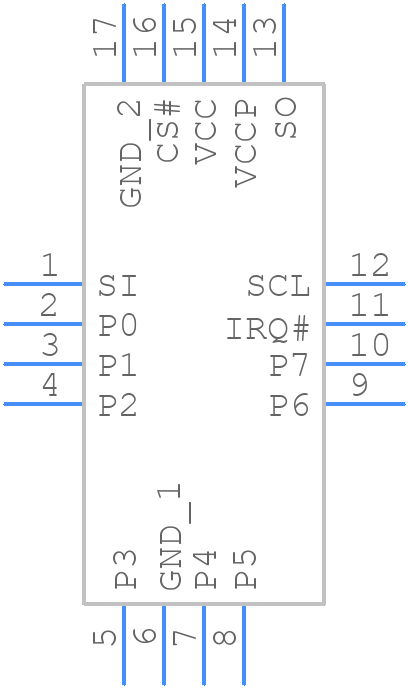 XRA1404IL16TR-F - MaxLinear, Inc. - PCB symbol