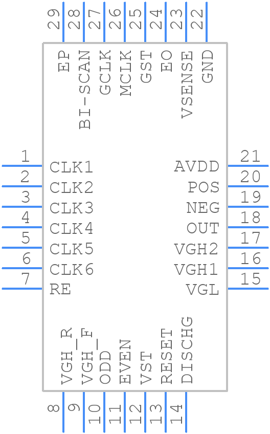 TPS65198RUYT - Texas Instruments - PCB symbol