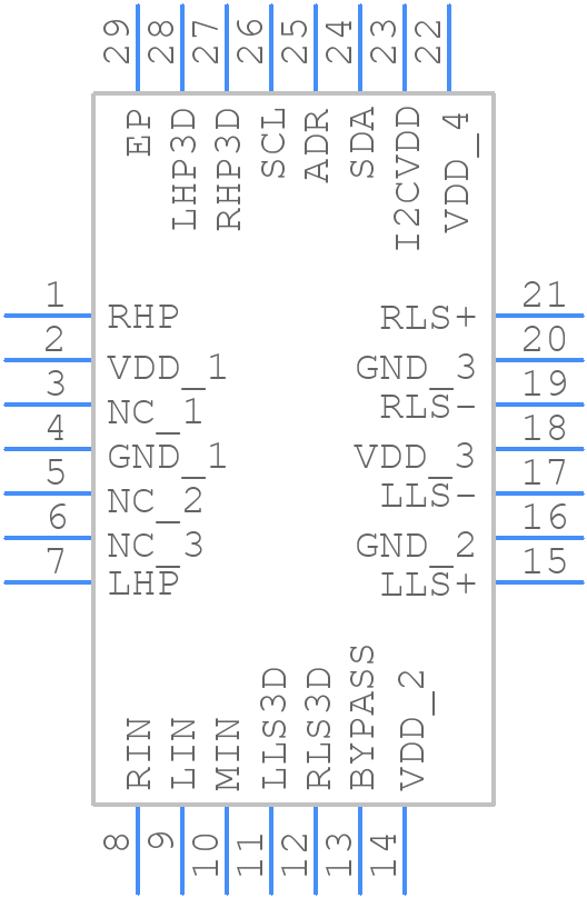 LM4859SP/NOPB - Texas Instruments - PCB symbol