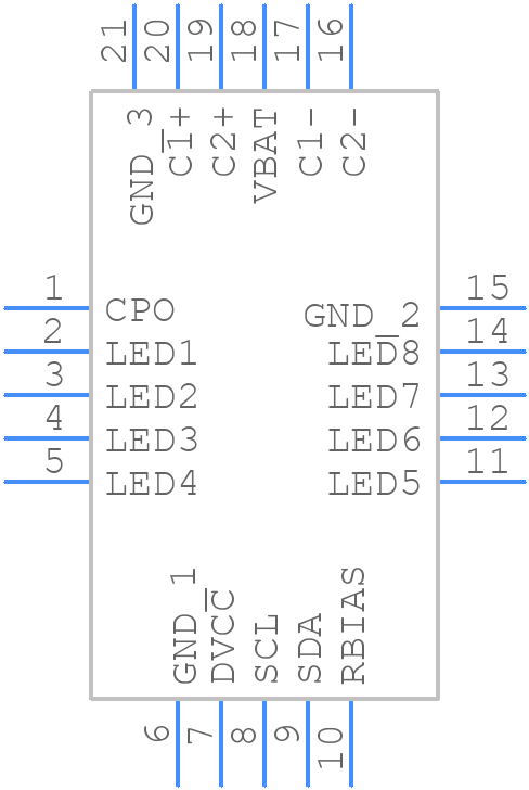 NCP1840Q8A6MNG - onsemi - PCB symbol