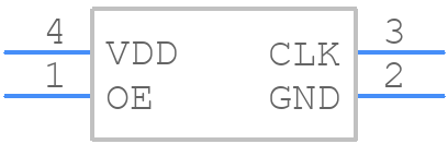 SIT9003AI-43-33EO-25.00000 - SiTime - PCB symbol