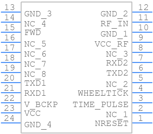 UM220 - Universal - PCB symbol