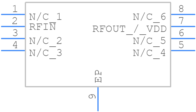 MAAM-011326-TR1000 - MACOM - PCB symbol