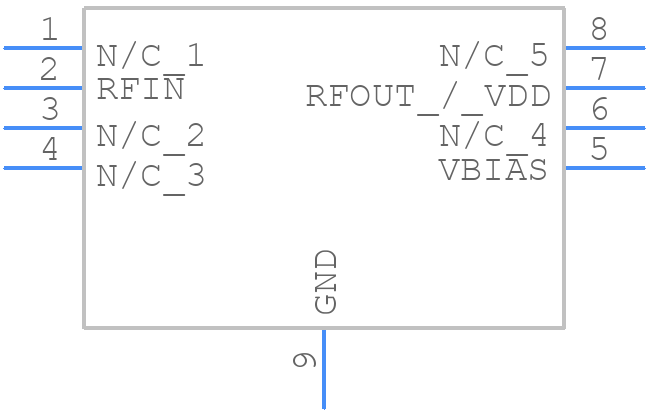 MAAM-011305-TR1000 - MACOM - PCB symbol