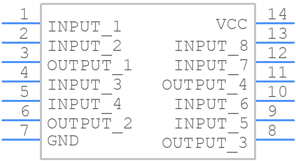 MC74AC08DR2G - onsemi - PCB symbol