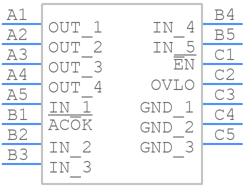 KTS1698AEDAB-TA - Kinetic Technologies - PCB symbol