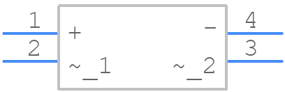 RABS20M - Diodes Incorporated - PCB symbol