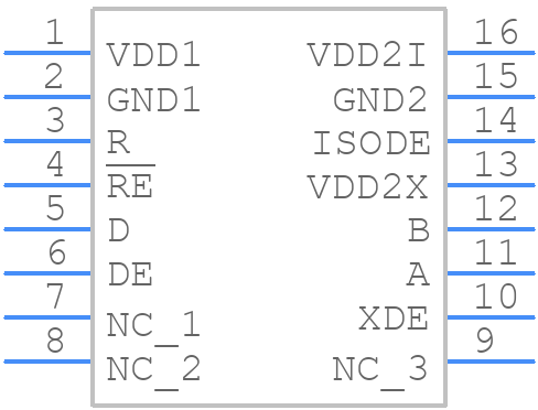 IL3085-3E - NVE - PCB symbol