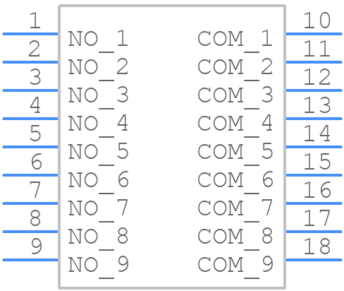 KR09E - CIT Relay & Switch - PCB symbol