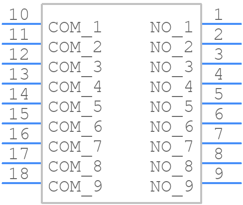 KR09ET - CIT Relay & Switch - PCB symbol