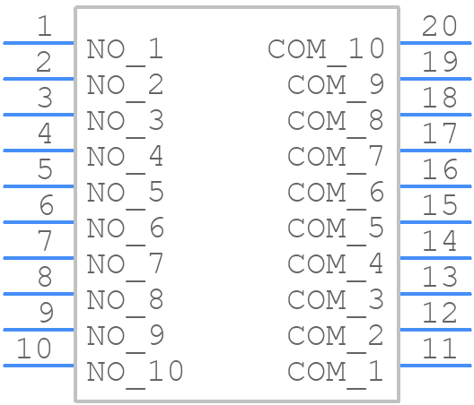 KT10RTH - CIT Relay & Switch - PCB symbol
