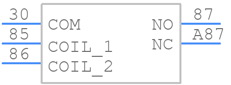 CB1-R-P-12V - Panasonic - PCB symbol