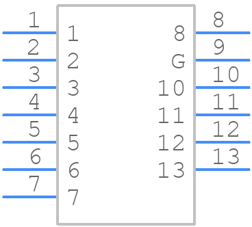 NE8FDV-B-TOP - Neutrik - PCB symbol