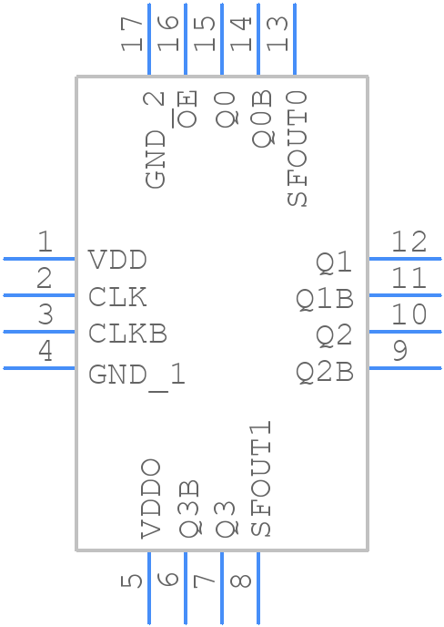 SI53306-B-GM - Skyworks - PCB symbol
