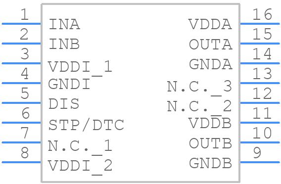 2EDB8259F - Infineon - PCB symbol