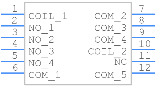 HF187F/12-4HBTF - Hongfa - PCB symbol