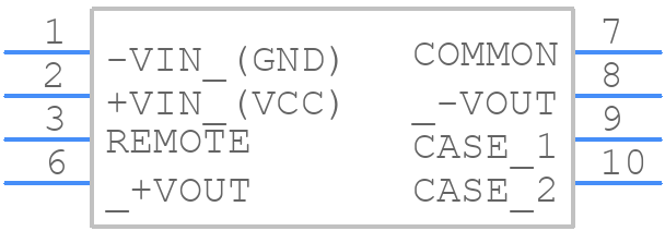 TMR 6-2421WIR - Traco Power - PCB symbol