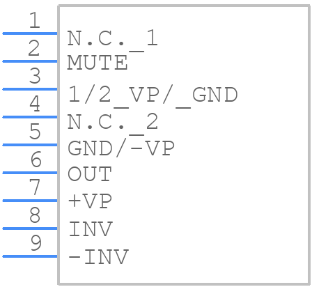 TDA2614 - NXP - PCB symbol
