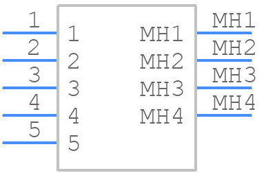 101Y05L - Nicomatic - PCB symbol