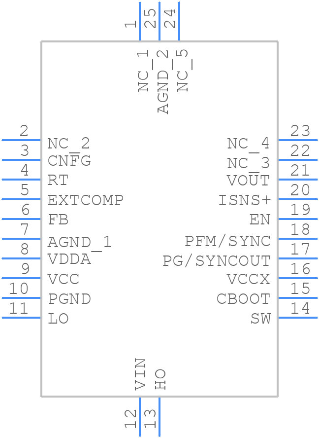 LM5148RGYR - Texas Instruments - PCB symbol