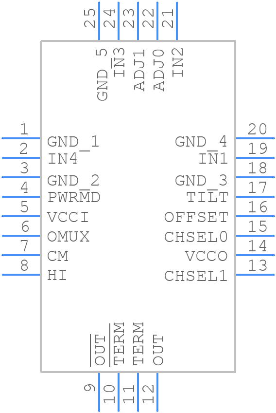 LTC6563HUDDM#TRPBF - Analog Devices - PCB symbol