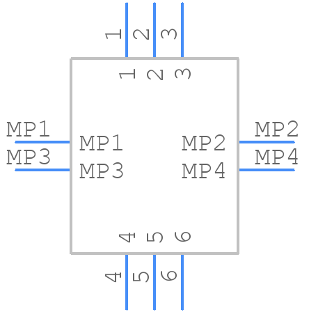 CUS-22TB - Nidec Copal - PCB symbol