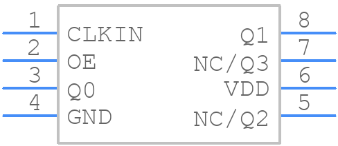 NB3V1104CMTTBG - onsemi - PCB symbol