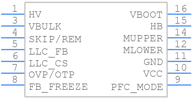 NCP13994AADR2G - onsemi - PCB symbol