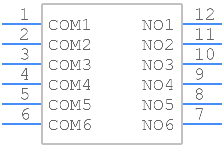 DHA-06TQ - Diptronics - PCB symbol