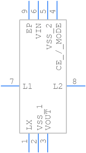 XCL206A303AR-G - Torex - PCB symbol