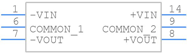 TRI 1-2423SM - Traco Power - PCB symbol