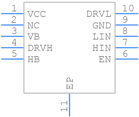 NCV51513AAMNTWG - onsemi - PCB symbol